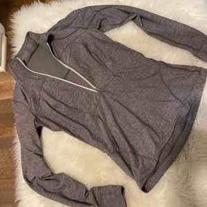 Grey Lululemon Half zip up